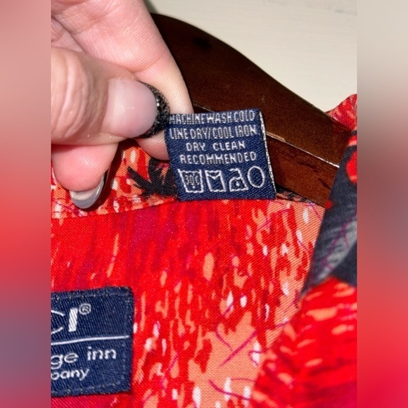 Old College Inn OCI Mens Size Lg Hawaiian Style Shirt Tropical Short Sleeve - Picture 4 of 4